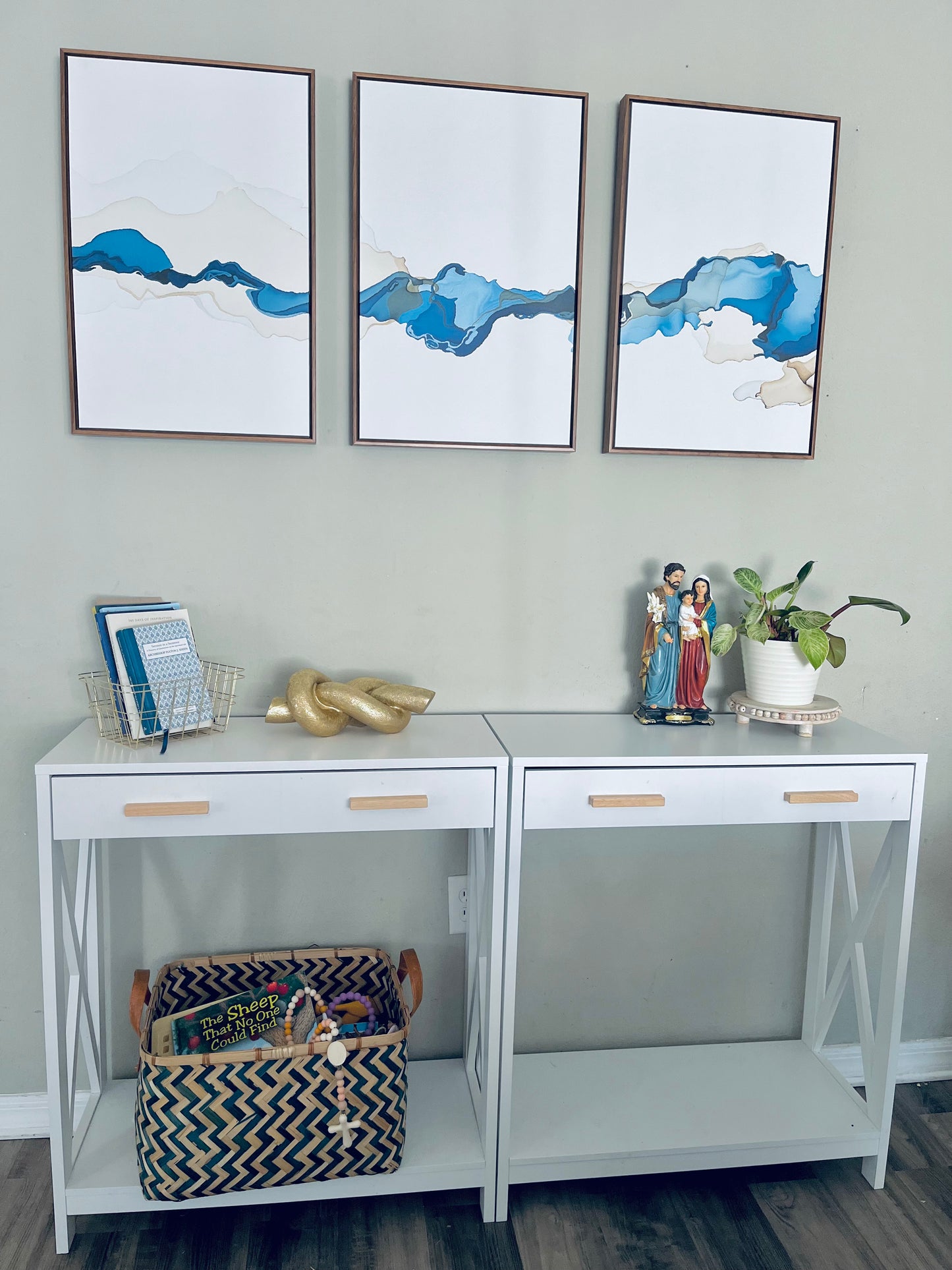 Undoer of Knots Gold Contemporary Design Piece