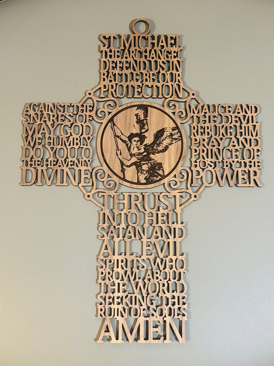 St. Michael Cross & Prayer