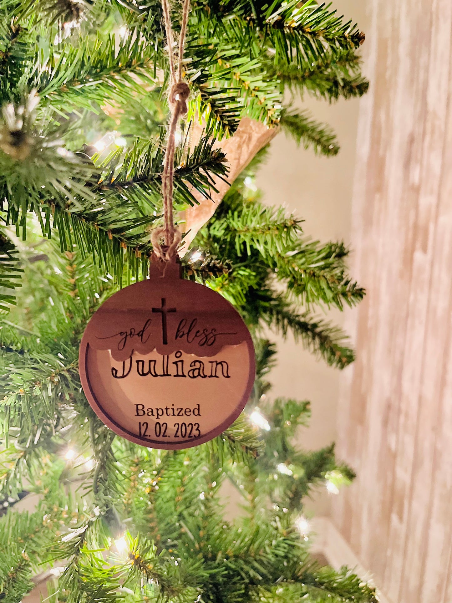 Custom Sacramental Ornament Trio