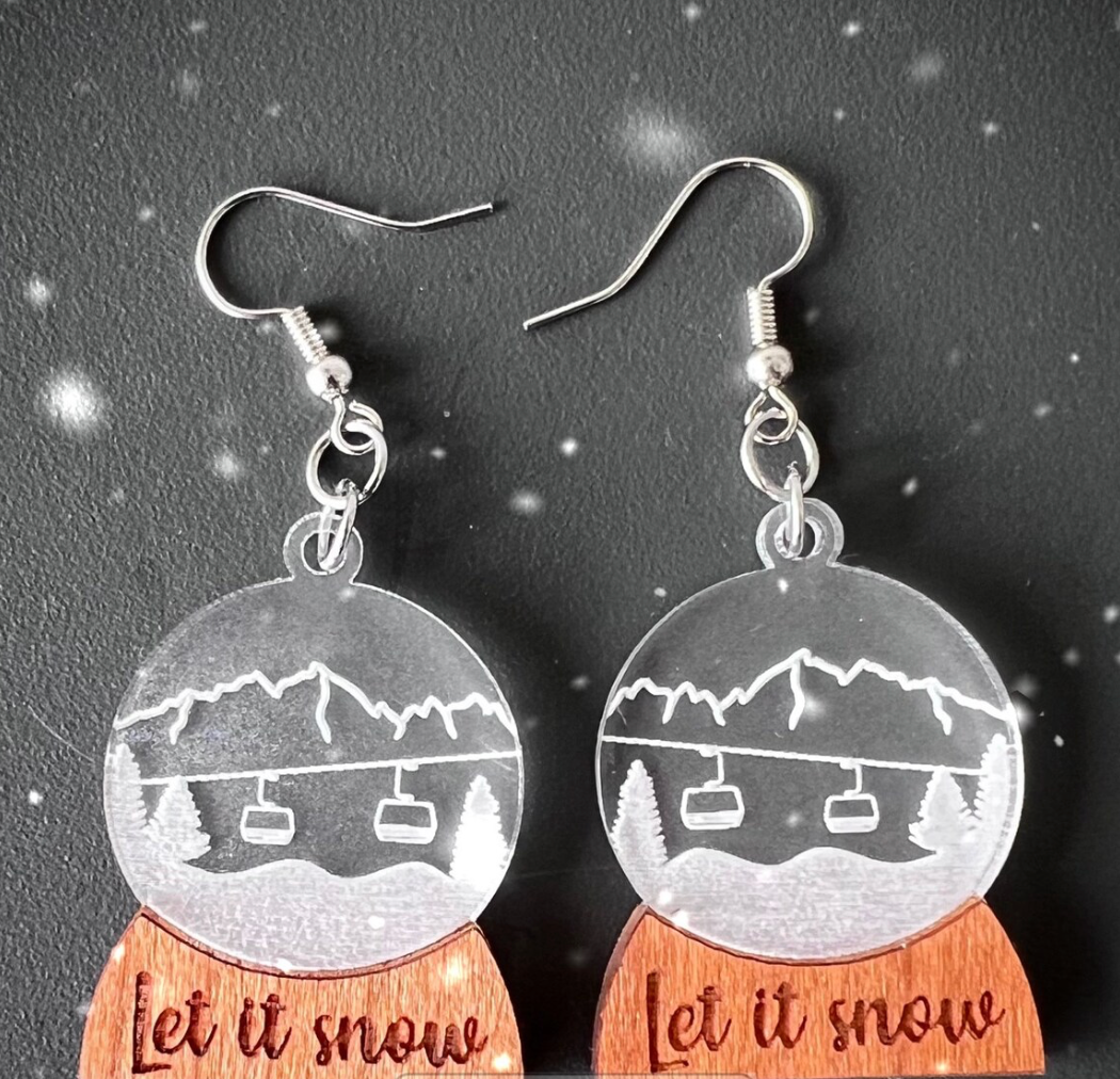 Snowglobe Earrings