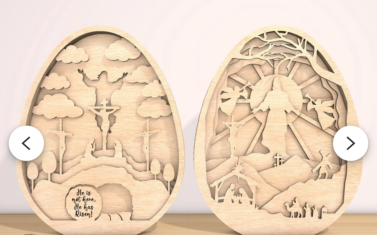 Easter Egg Diptych Altar