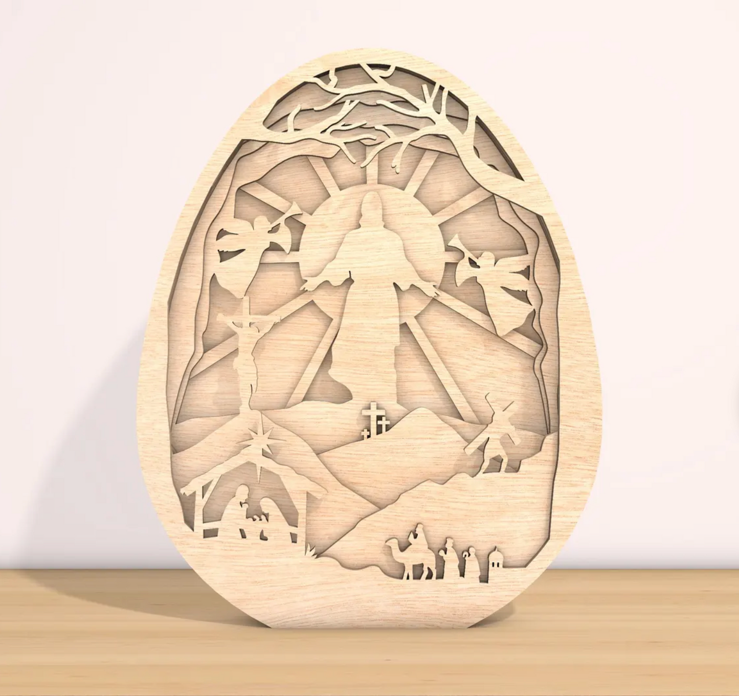 Easter Egg Diptych Altar