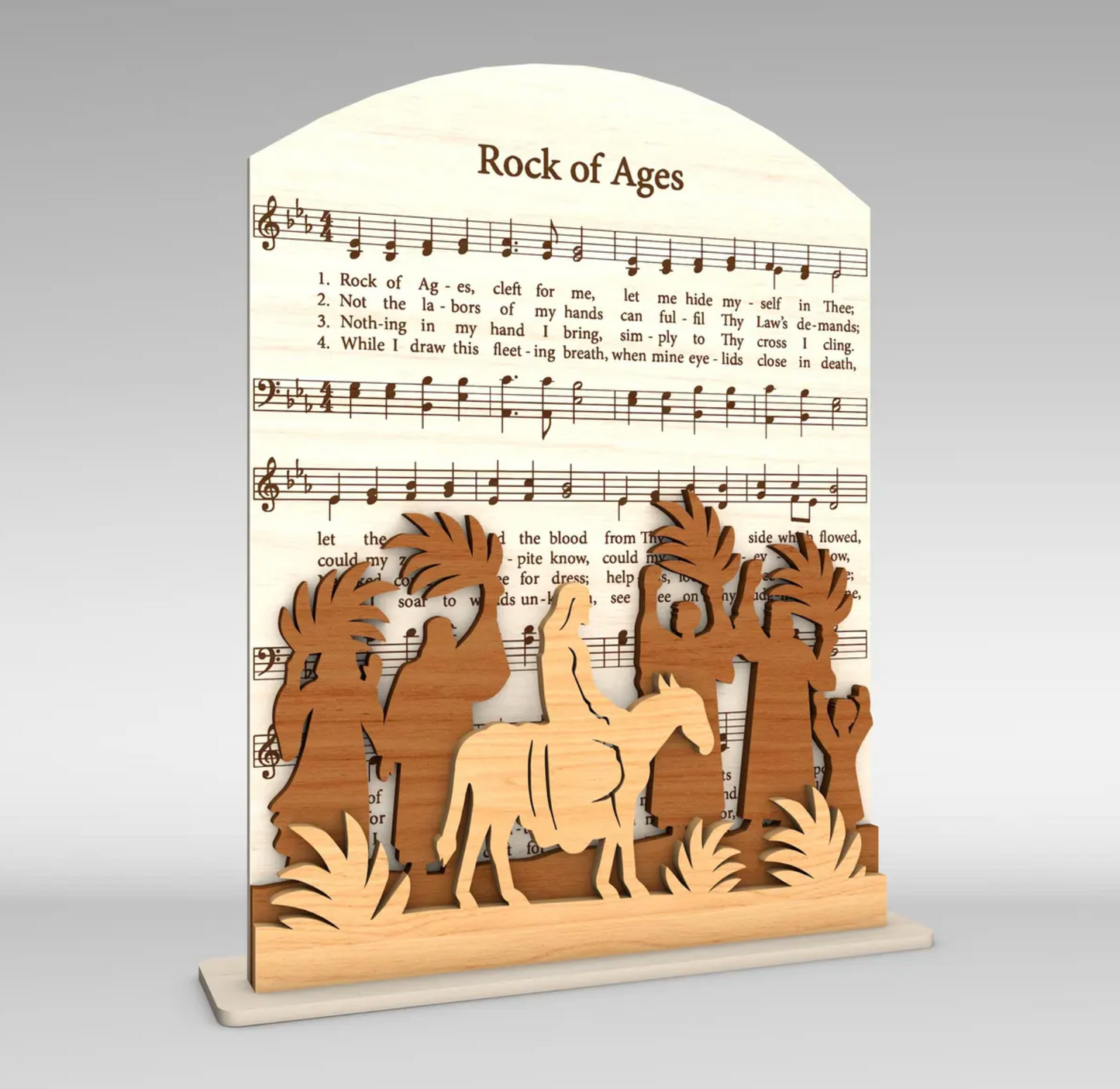 Easter Musical Triptych Altar