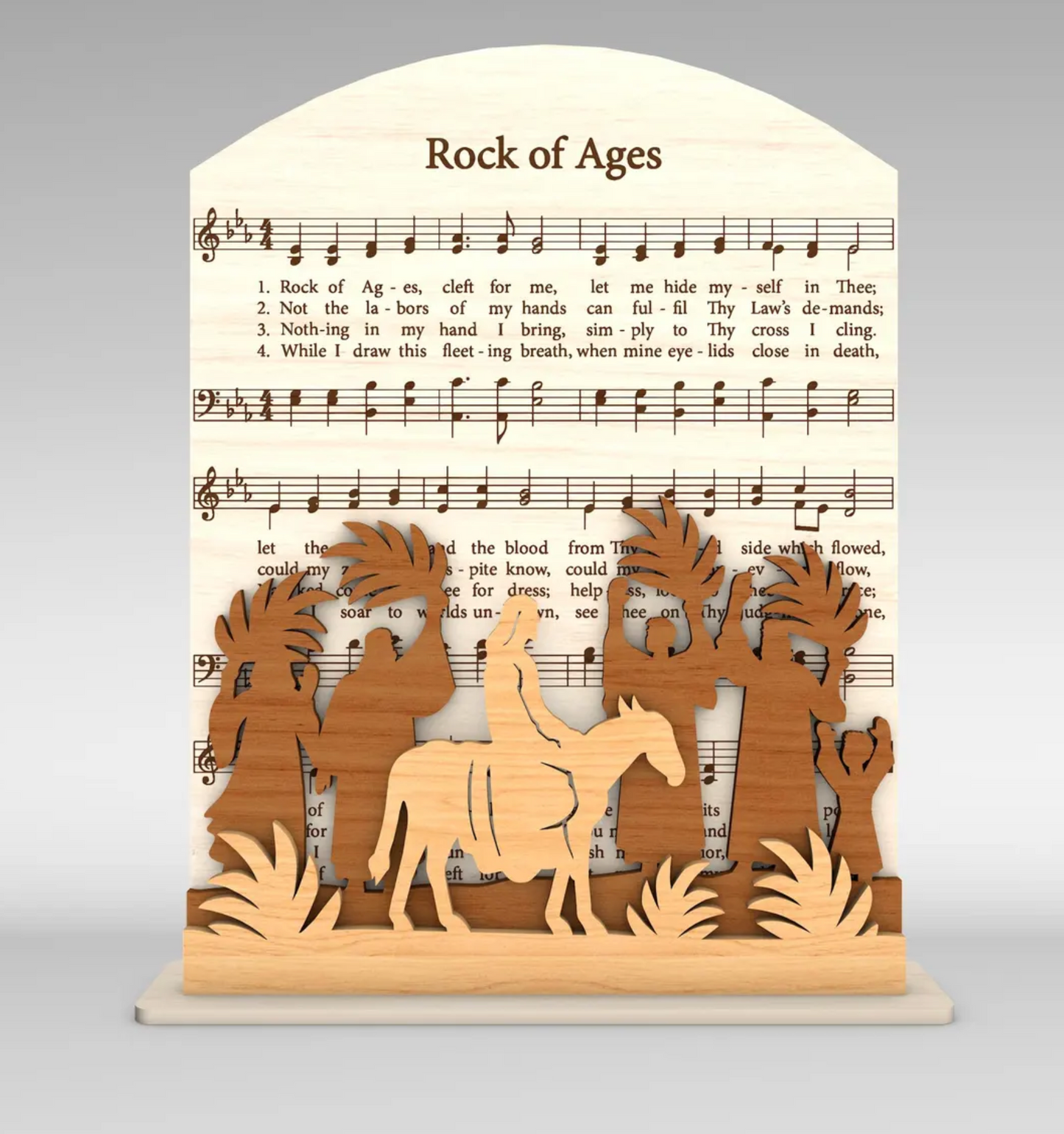 Easter Musical Triptych Altar