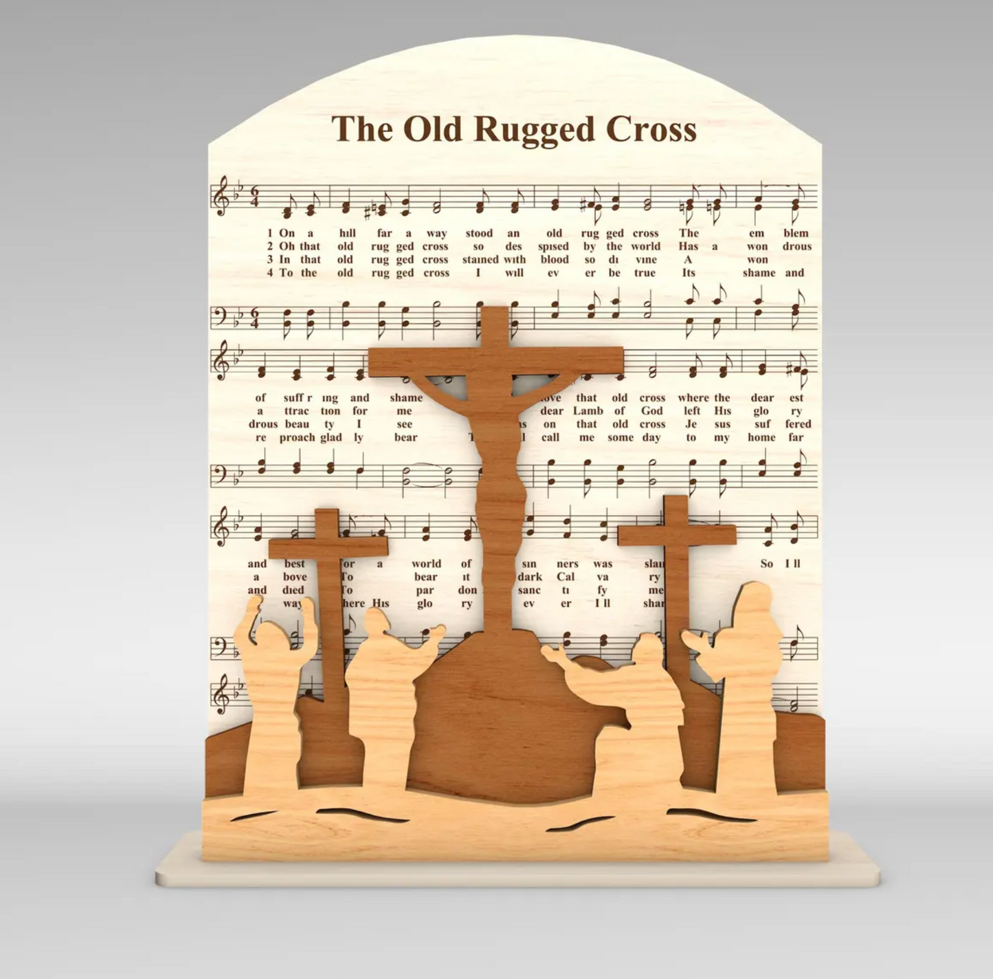 Easter Musical Triptych Altar