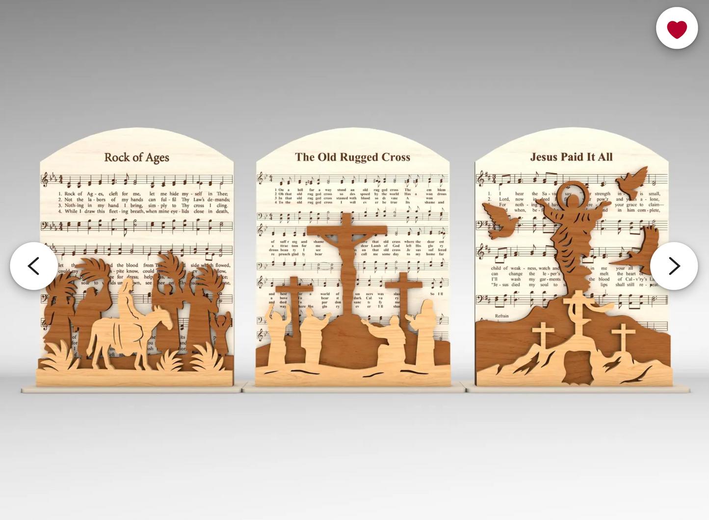 Easter Musical Triptych Altar