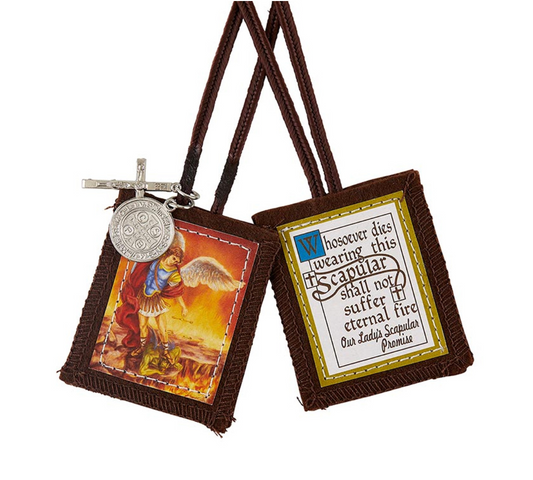 St. Michael Scapular with Medals