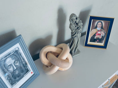Undoer of Knots Wooden Contemporary Design Piece