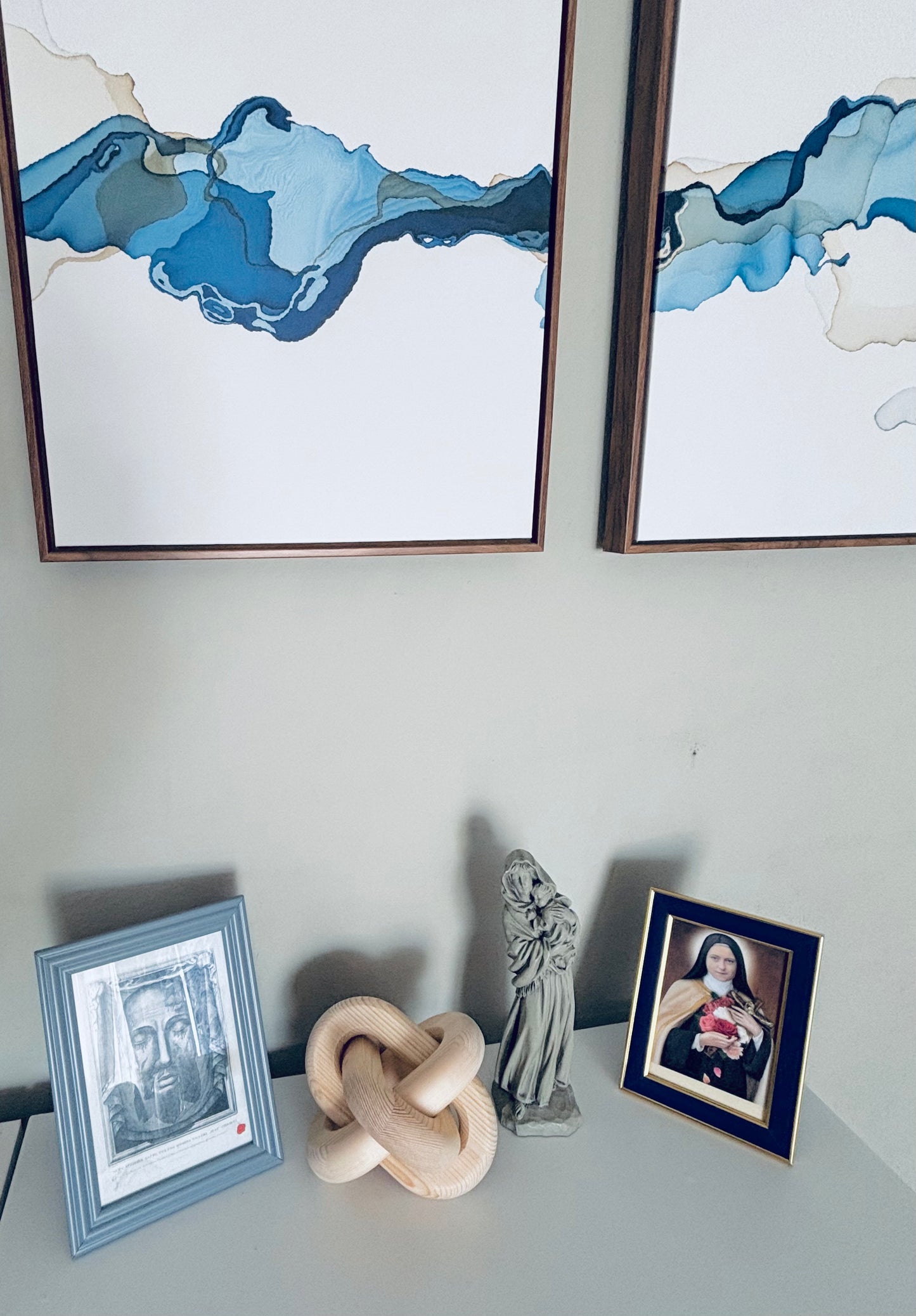 Undoer of Knots Wooden Contemporary Design Piece