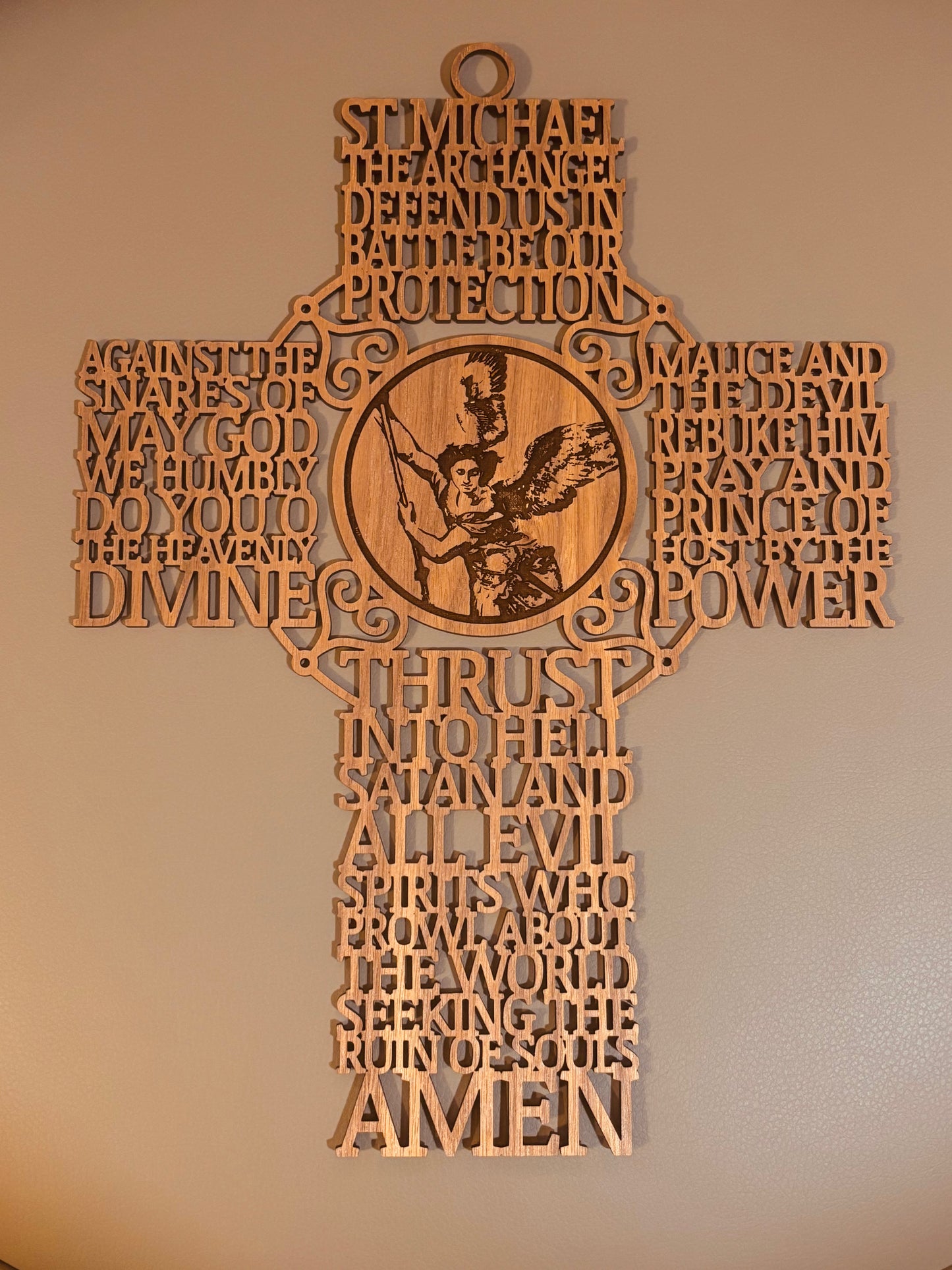 St. Michael Cross & Prayer
