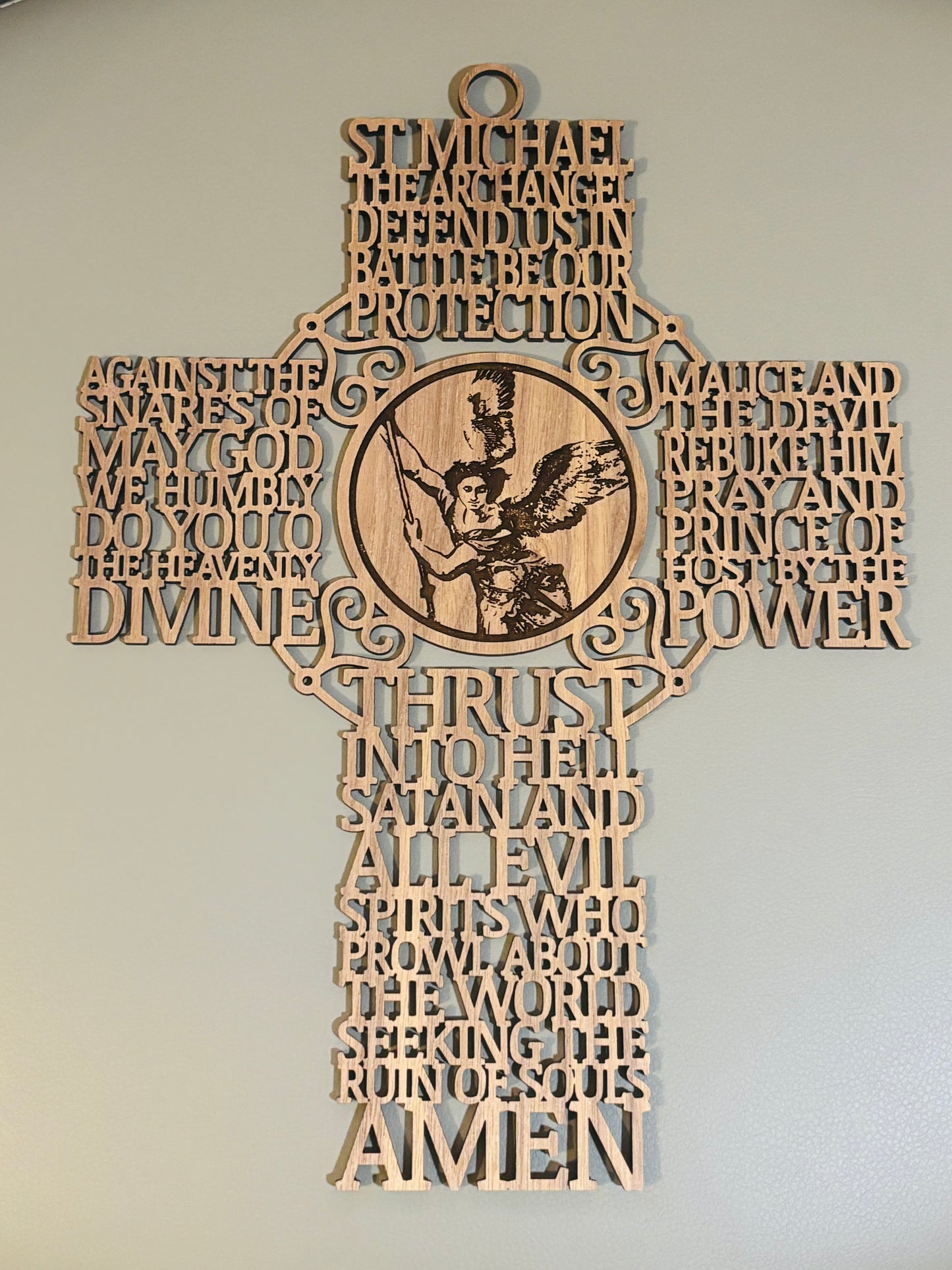St. Michael Cross & Prayer
