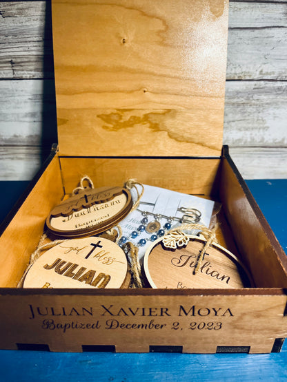 Sacramental Keepsake Box (Custom Engraved)