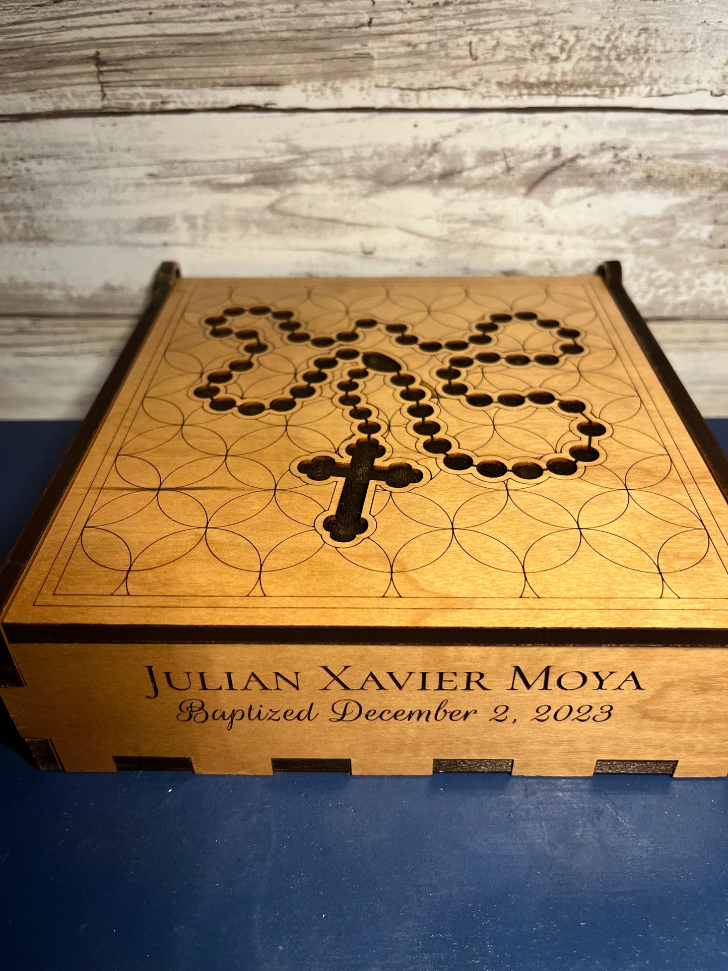 Sacramental Keepsake Box (Custom Engraved)