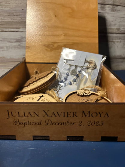 Sacramental Keepsake Box (Custom Engraved)