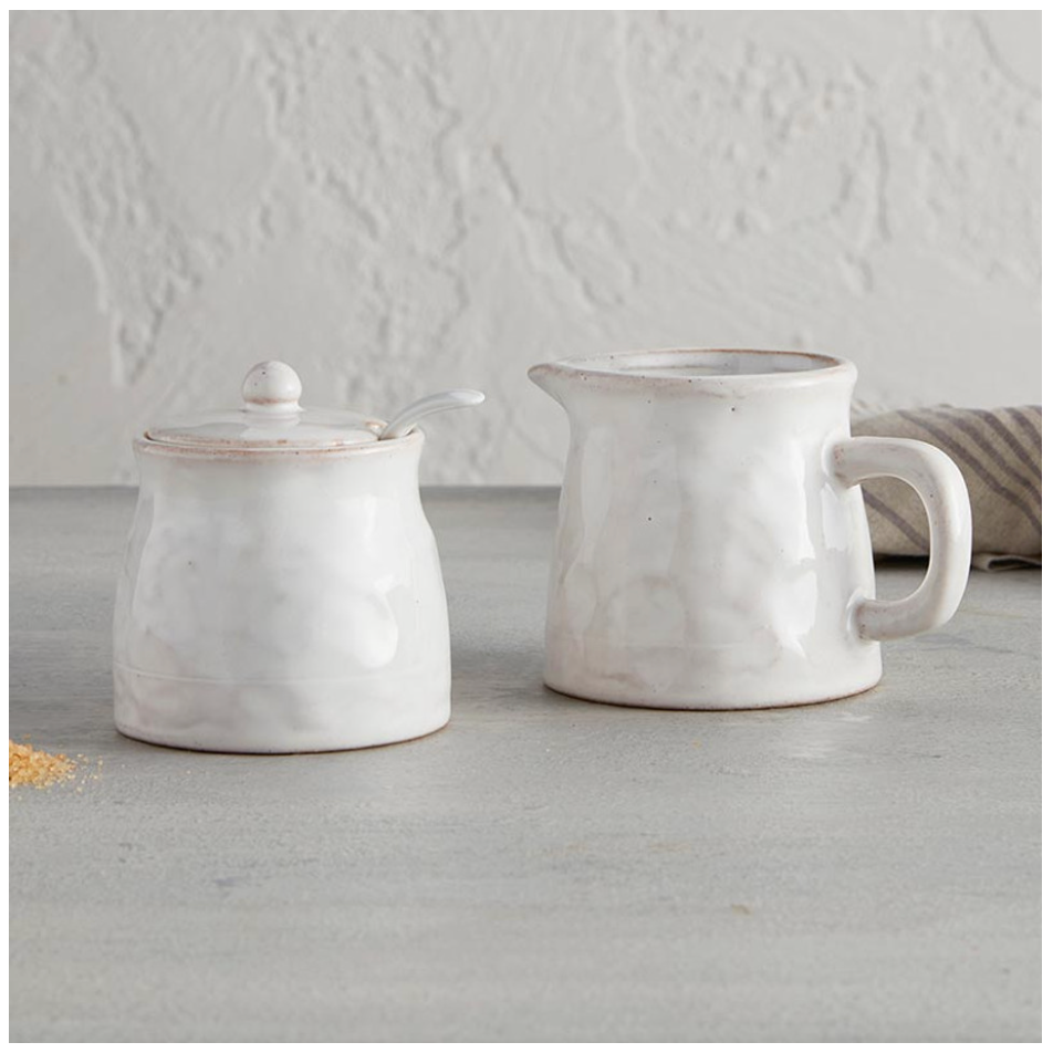 Martha & Mary Collection: Classic White Sugar/Honey Jar