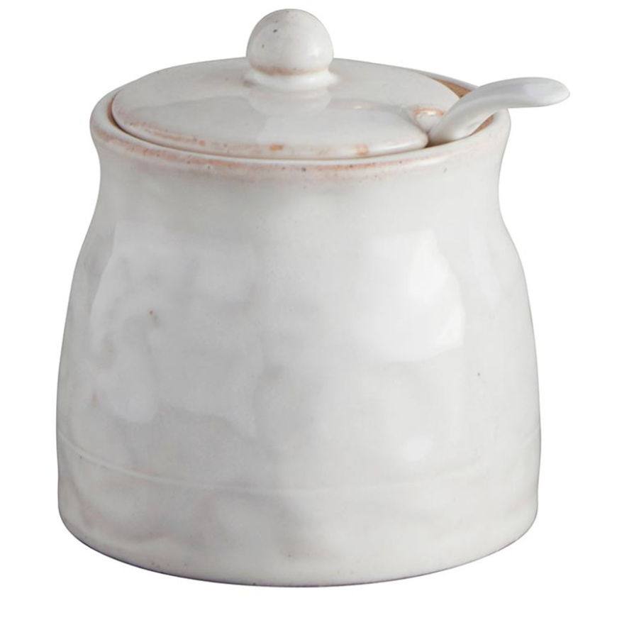 Martha & Mary Collection: Classic White Sugar/Honey Jar