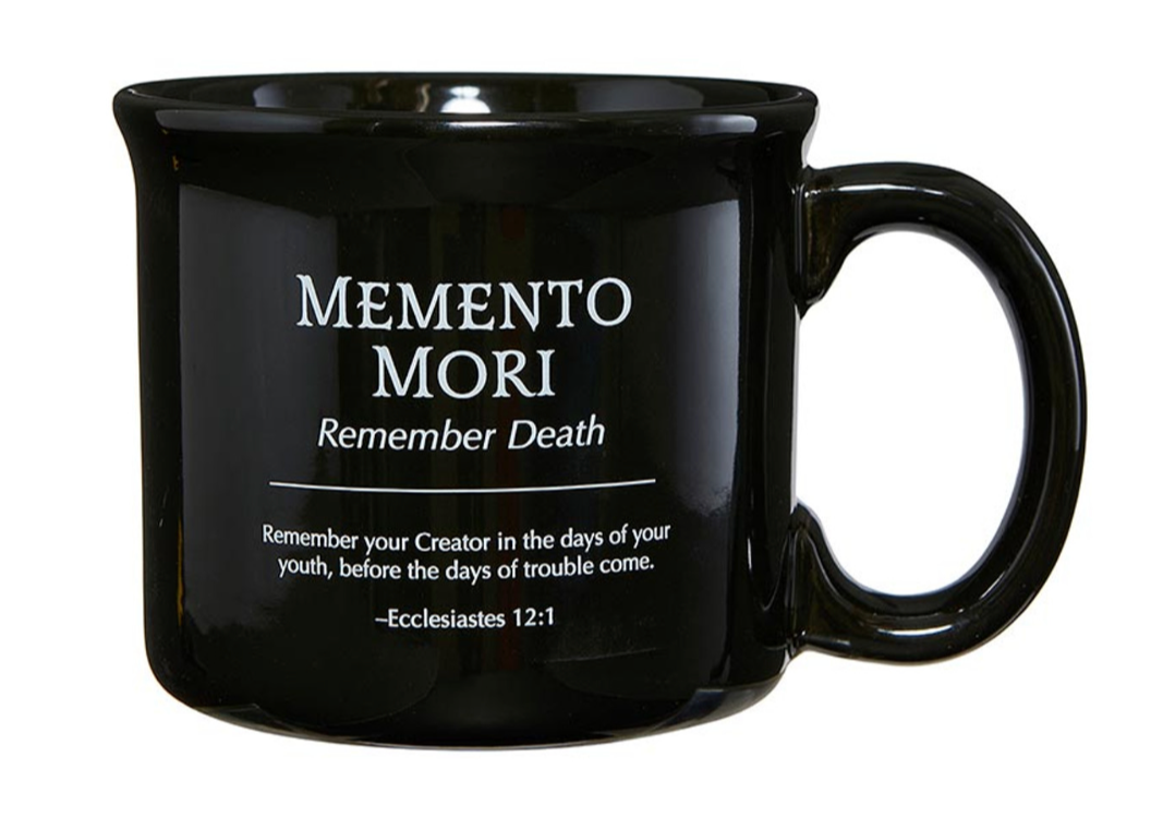 Memento Mori Mug with Gift Wrap