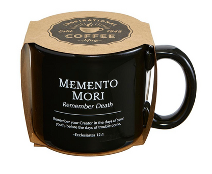 Memento Mori Mug with Gift Wrap