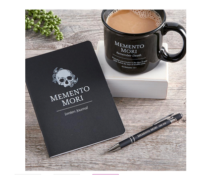 Memento Mori Mug with Gift Wrap