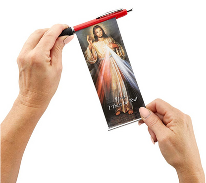 Jesus I Trust In You- Divine Mercy Banner Stylus & Pen