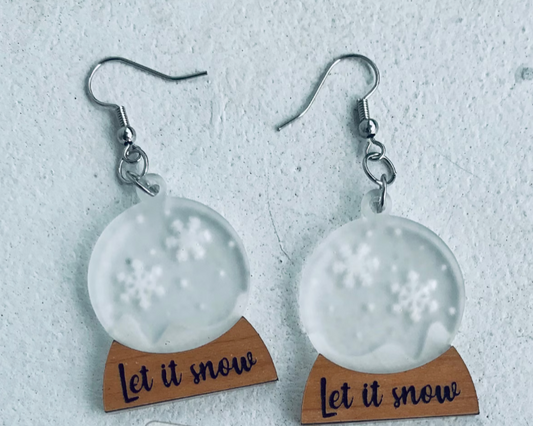 Snowglobe Earrings