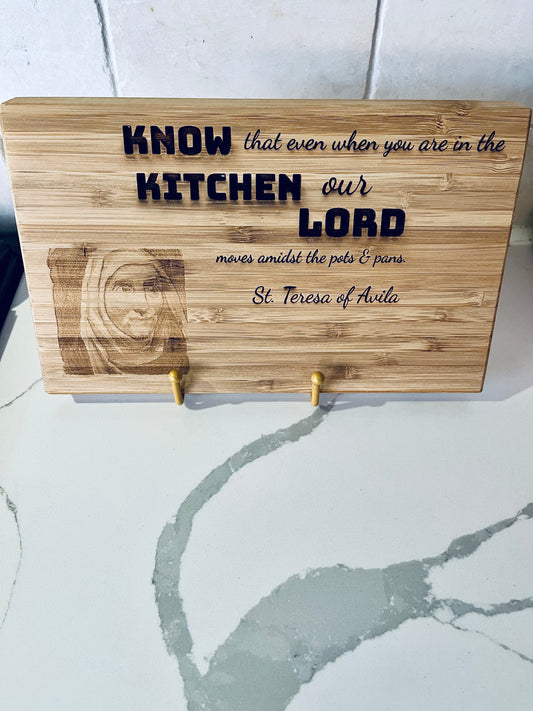 St. Teresa of Avila Chopping Board